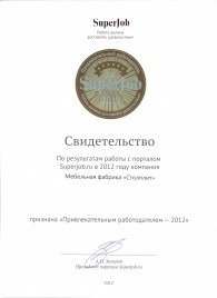 Привлекательный работодатель -2012