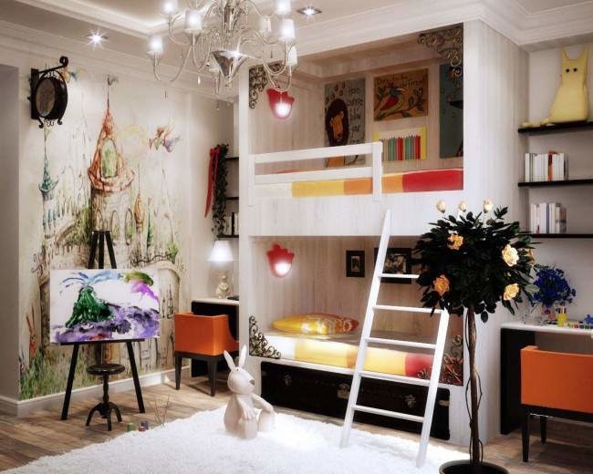 Расстановка мебели в квадратной детской комнате Расстановка мебели в квадратной квартире