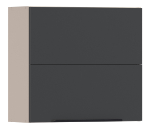 Лофт шкаф навесной 2 дв 80х72 см