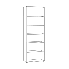 Шкаф Остин 16.307, белая шагрень, дуб золотой крафт