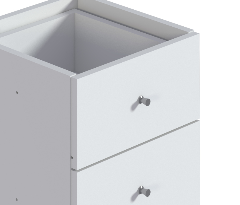 Стеллажи, Ящики Кито СБ-3247 Белый