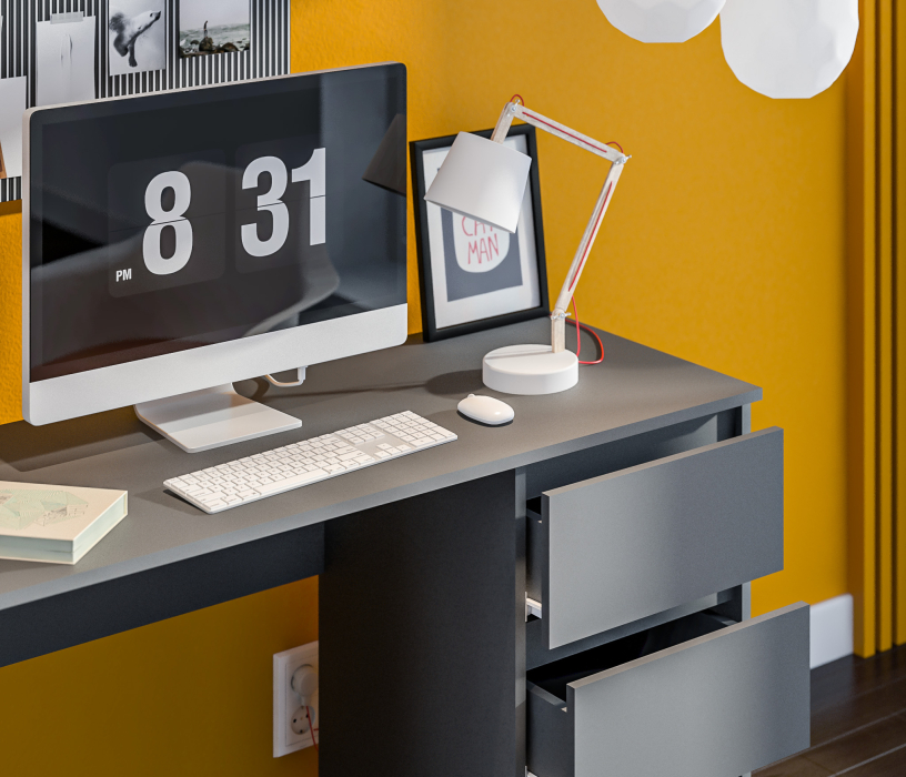 Прямые компьютерные столы, Стол Леон СБ-3336