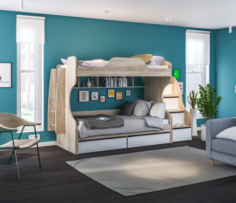 Детские кровати, Кровать Мамбо СБ-2372