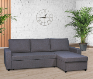 Угловой диван-кровать Турин, рогожка