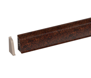 Плинтус для столешниц "рустика" 3м ПВХ LB-381-6138 KORNER