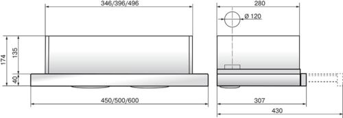 Вытяжки, Кухонная вытяжка ELIKOR Интегра GLASS 60Н-400-В2Д