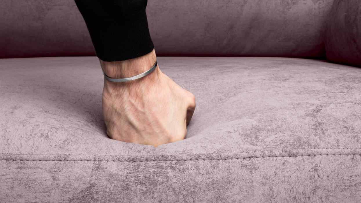 Диваны угловые в гостиную, Диван угловой Trump, велюр