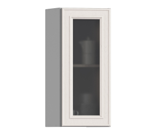 Классика шкаф навесной со стеклом 1 дв 28х72 см