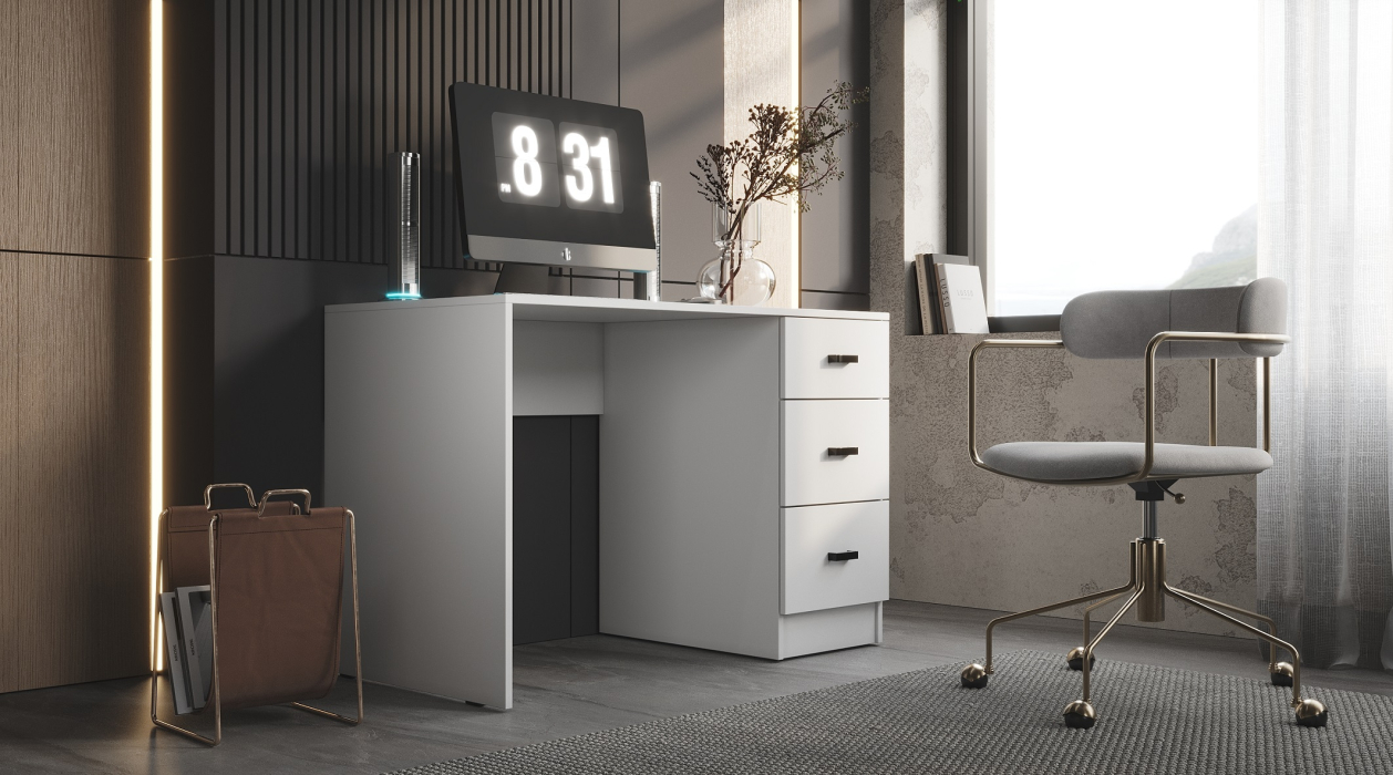 Прямые компьютерные столы, Стол письменный Стандарт ЛДСП