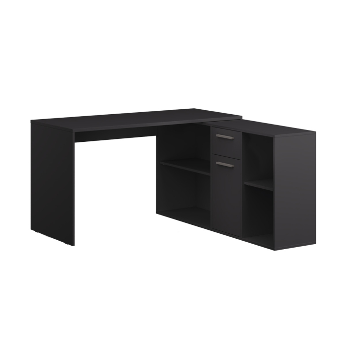 Прямые компьютерные столы, Стол письменный Лайт 03.245.01, темно-серый