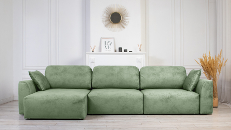 Диван угловой Trump, велюр