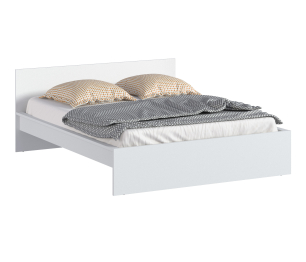 Леон/Бруклин СБ-3369 Кровать белая с матрасом Тропикана-Боннет плюс 1600*2000