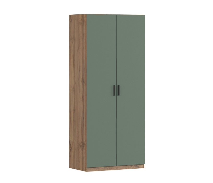 В спальню, Шкаф двухдверный Макс 1000 мм, вариант №1 (ЛДСП, корпус дуб вотан)