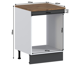 Кейл панель декотаивная под духовой шкаф 60х6 см