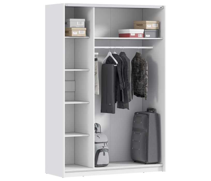 Прямые, Шкаф-купе (1500) Медея СБ-2907