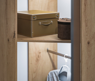 Шкаф угловой Сидней СБ-2589 Дуб дикий/Диамант серый