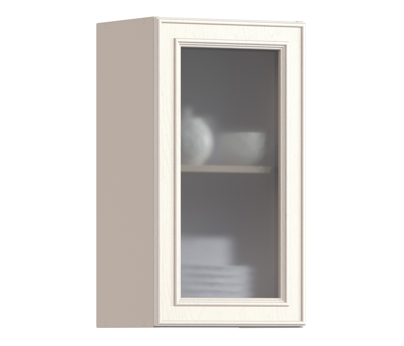 Классика, Классика шкаф навесной со стеклом 1 дв 40х72 см