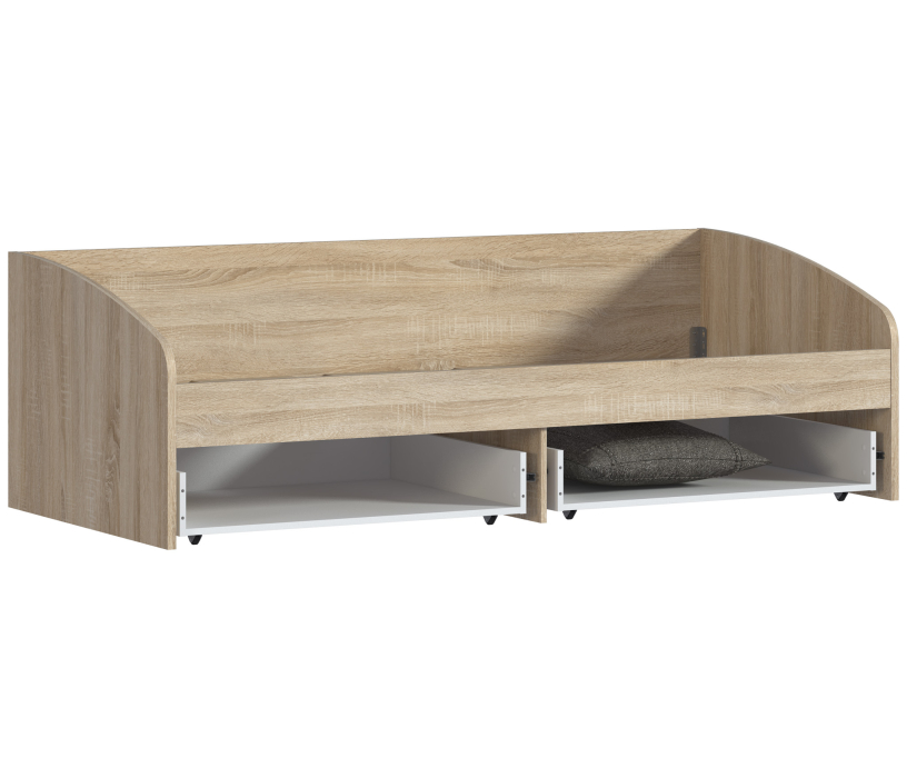 Кровати 90 см, Кровать Мамбо СБ-2372.Н с матрасом Сити - Бормио 900*2000