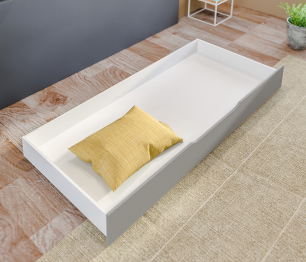 Ящик для кровати Mika / Мика СБ-3281 Белый/Серый