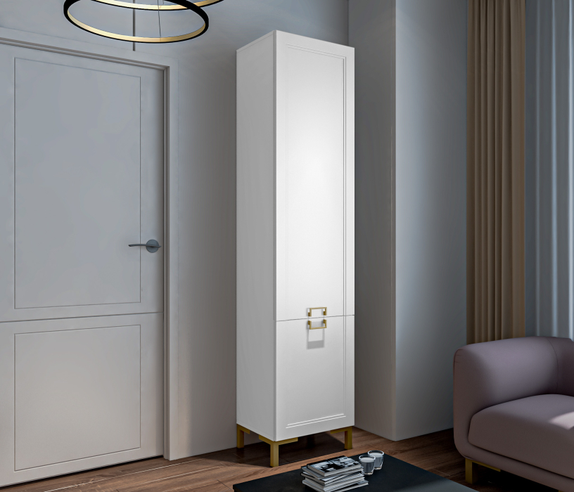 Стенки для гостиной, Комплект для гостиной Ассоль, Белый