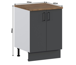 Кейл стол 2 дв, 60х86 см