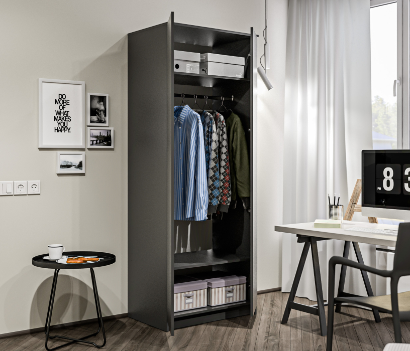 Шкафы распашные, Шкаф 2 дверный Леон СБ-3361