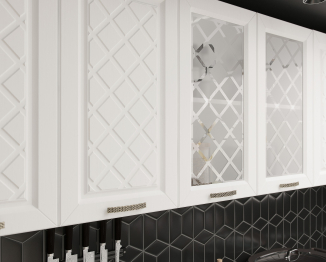 Кухня Агава 2,0 м Акация Белая МДФ