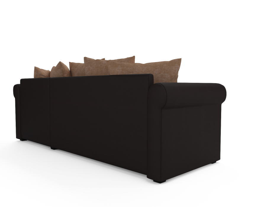 Диваны угловые в гостиную, Угловой диван Стивен, микровелюр и экокожа