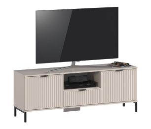 Тумба под телевизор Турин СБ-3572 Кашемир серый/МДФ Кашемир