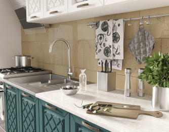 Кухня Агава 2,0 м Акация Белая/Моренга МДФ