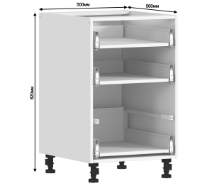 Регина корпус для стола 3 ящ 50х82 см