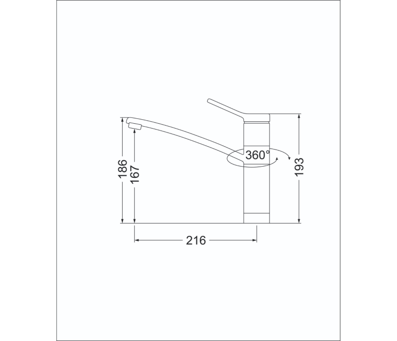 Смесители, Смеситель EMAR ЕС-3011 Quartz