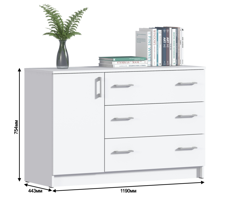 Комоды, Комод Терра (Лофт) СБ-2958