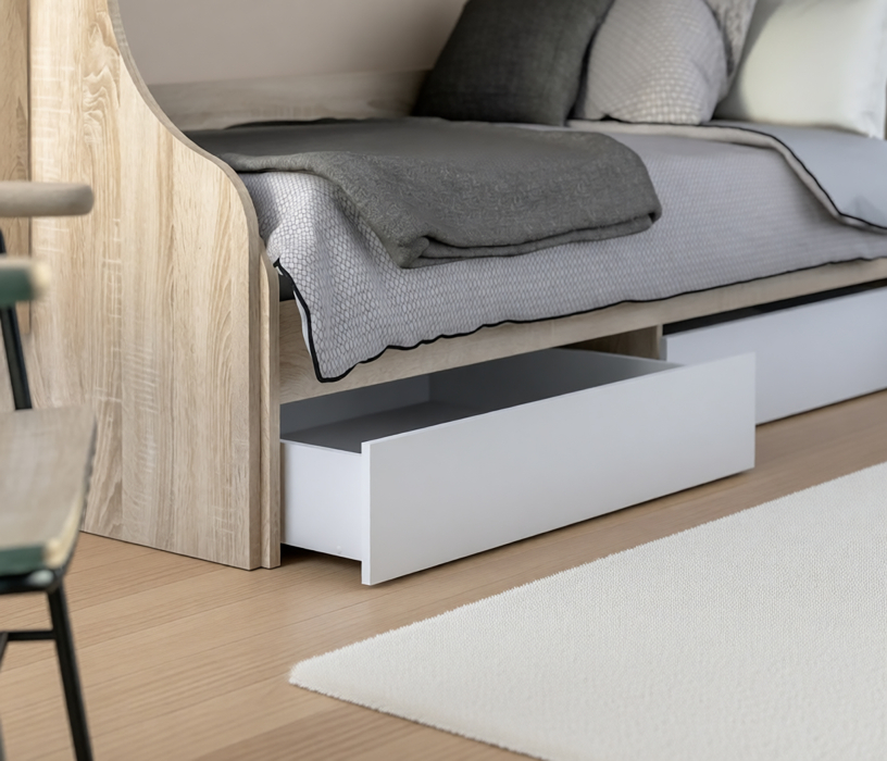 Кровати 90 см, Кровать Мамбо СБ-2372.Н с матрасом Сити - Бормио 900*2000