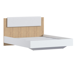 Кровать (1600) Мальта СБ-3270 Белый,Дуб Гамильтон