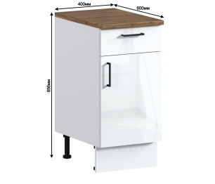 Берн стол 1 ящ, 1 дв, 40х86 см