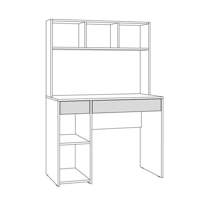 Прямые компьютерные столы, Стол компьютерный Комфорт 12.77 F, дуб золотой крафт