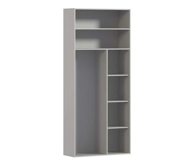 Шкафы распашные, Корпус шкафа Милан СБ-3257 Серый