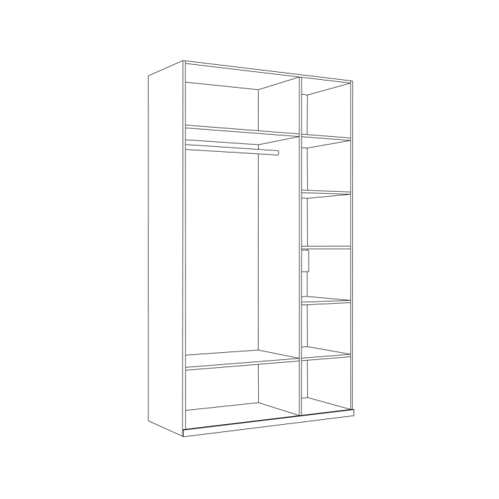Для одежды, Шкаф комбинированный Валенсия 13.12