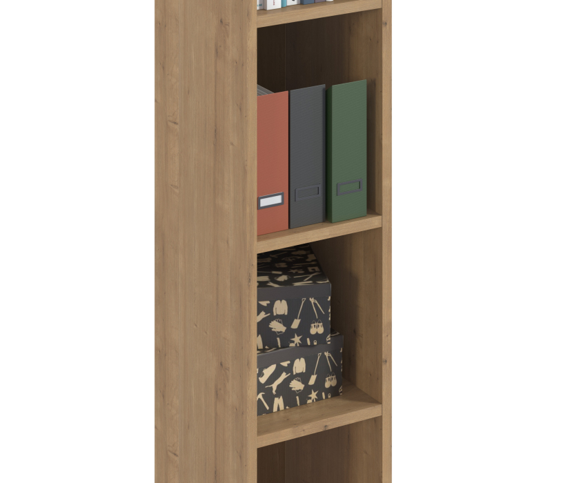 Стеллажи, Стеллаж Мальта СБ-3259 Дуб Гамильтон