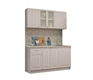 Кухня Хозяюшка 1,5 м Мускат МДФ