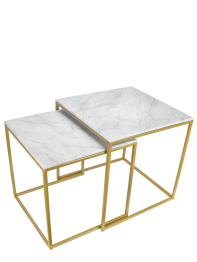 Комплект из двух квадратных журнальных столиков М002.0В70