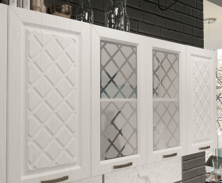 Кухня Агава 2,0 м Акация Белая/Моренга МДФ