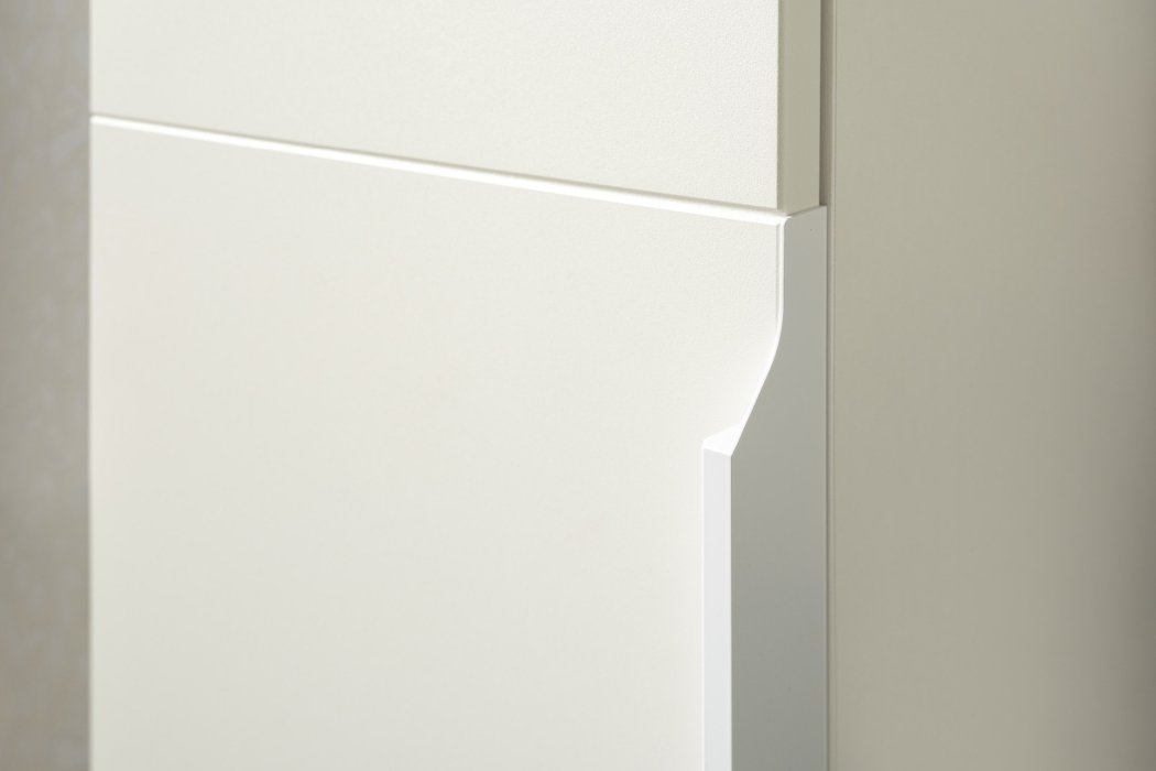 Шкафы распашные, Шкаф-пенал Октава 13.228, белая шагрень, дуб золотой крафт