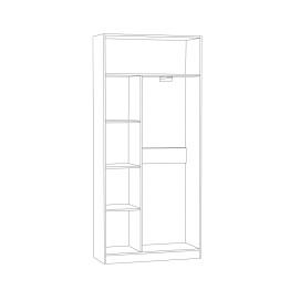 Шкаф для одежды Ливерпуль