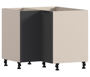 Лофт стол угловой (равносторонний) 2 дв 90х82 см