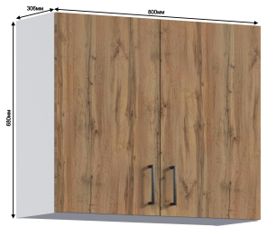 Кейл шкаф 2 дв 80х68 см