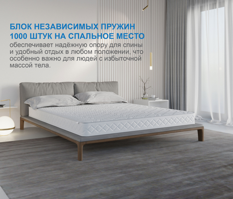 Другие размеры, Матрас Наслаждение-Рафаэль в чехле Cooler 1800х2000