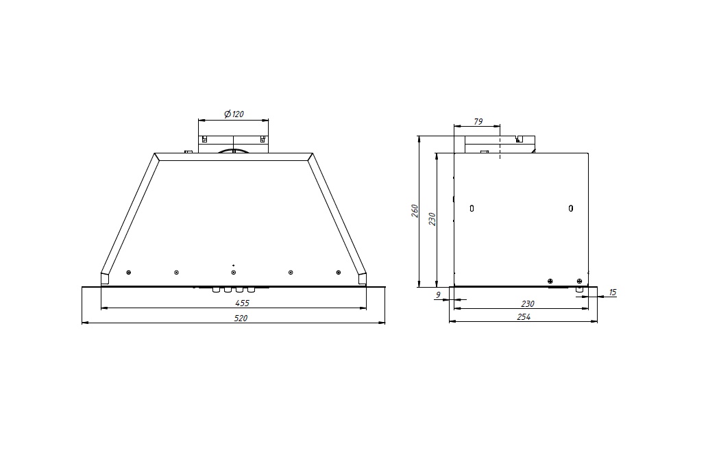 Вытяжки, Кухонная вытяжка ELIKOR BIOS 52П-450