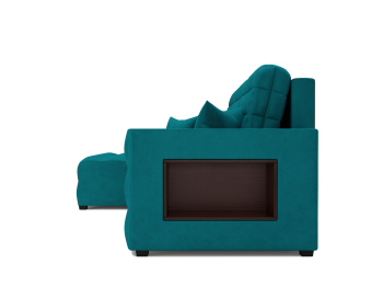 Угловой диван Магерит левый угол, вельвет (бархат)